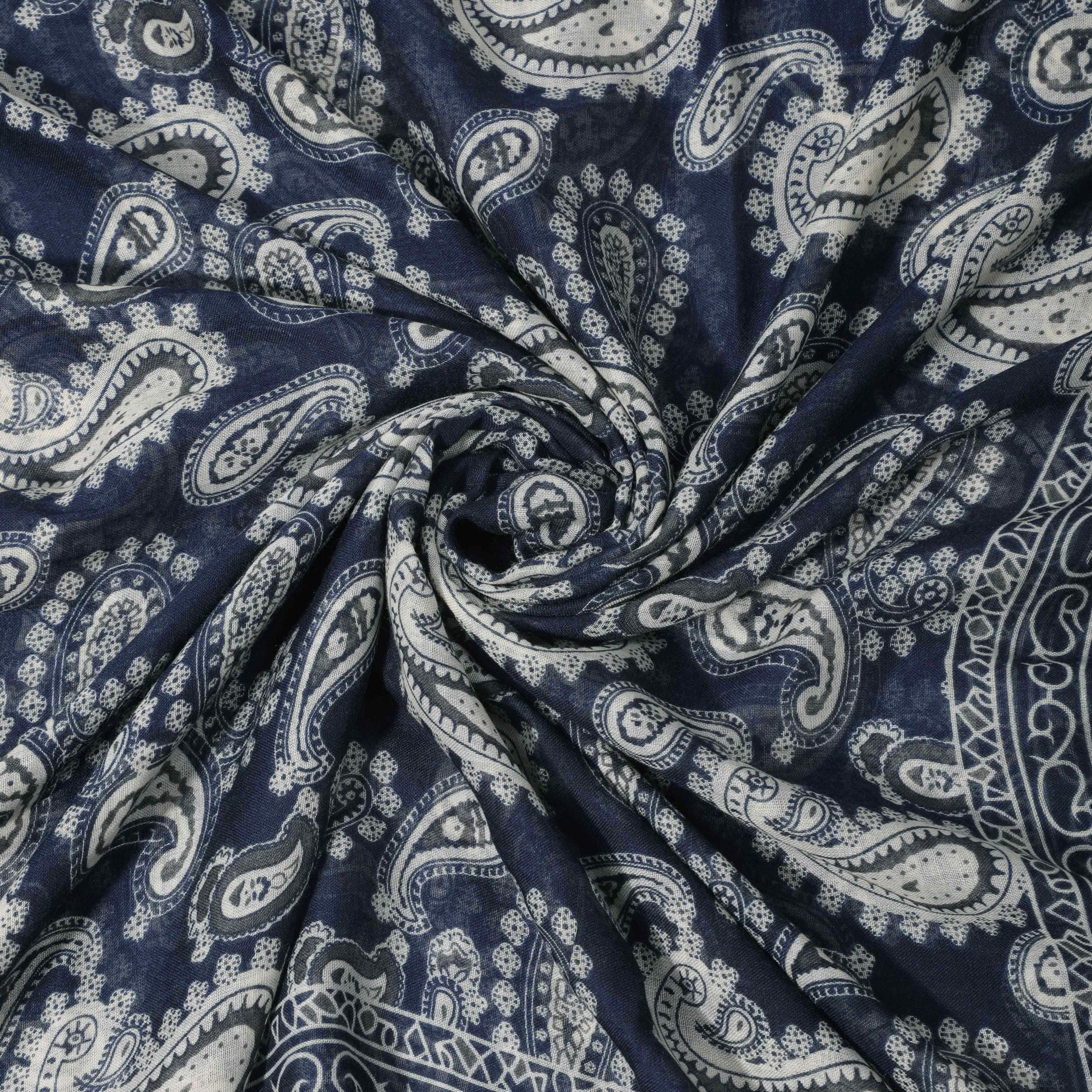 Men's Cashew Ethnic Tassel Scarf