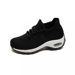 Women's Knit Chunky Sneakers Lace Up Shoes