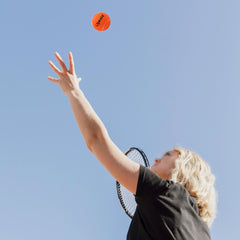 3pcs Rubber Tennis Balls Orange for Beginners Practicing