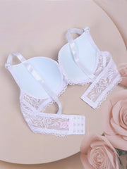 Full Coverage Lace Push Up Bra