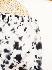 Boys Tie Dye Doodle Shorts Swim Trunks for Summer Fun
