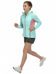Women's Lightweight Running Jacket w/ Packable Hood