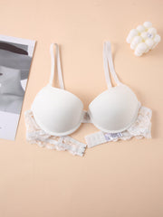3 Sets Beaded Push Up Bra Anti sagging Everyday Lingerie