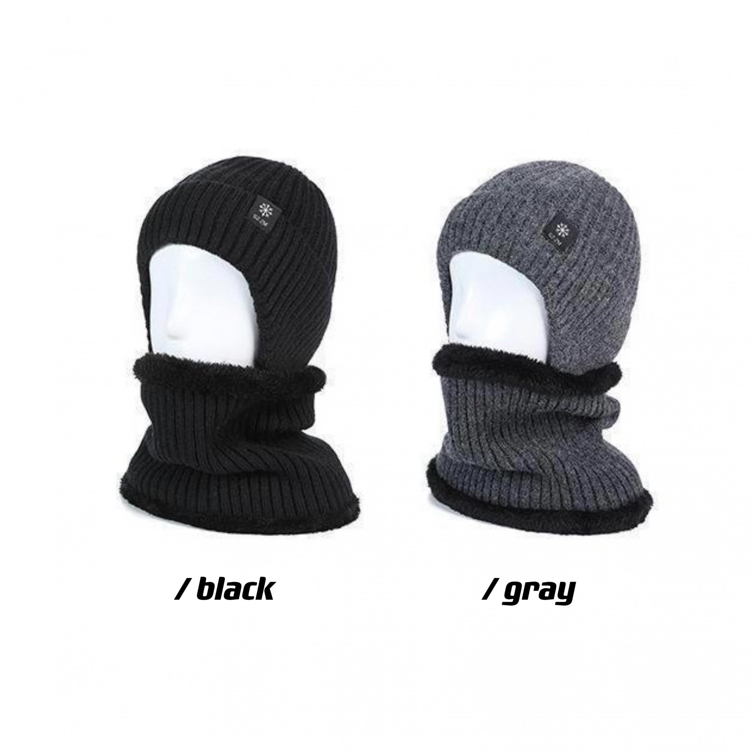 Men's Winter Knitted Hat with Ear Protection