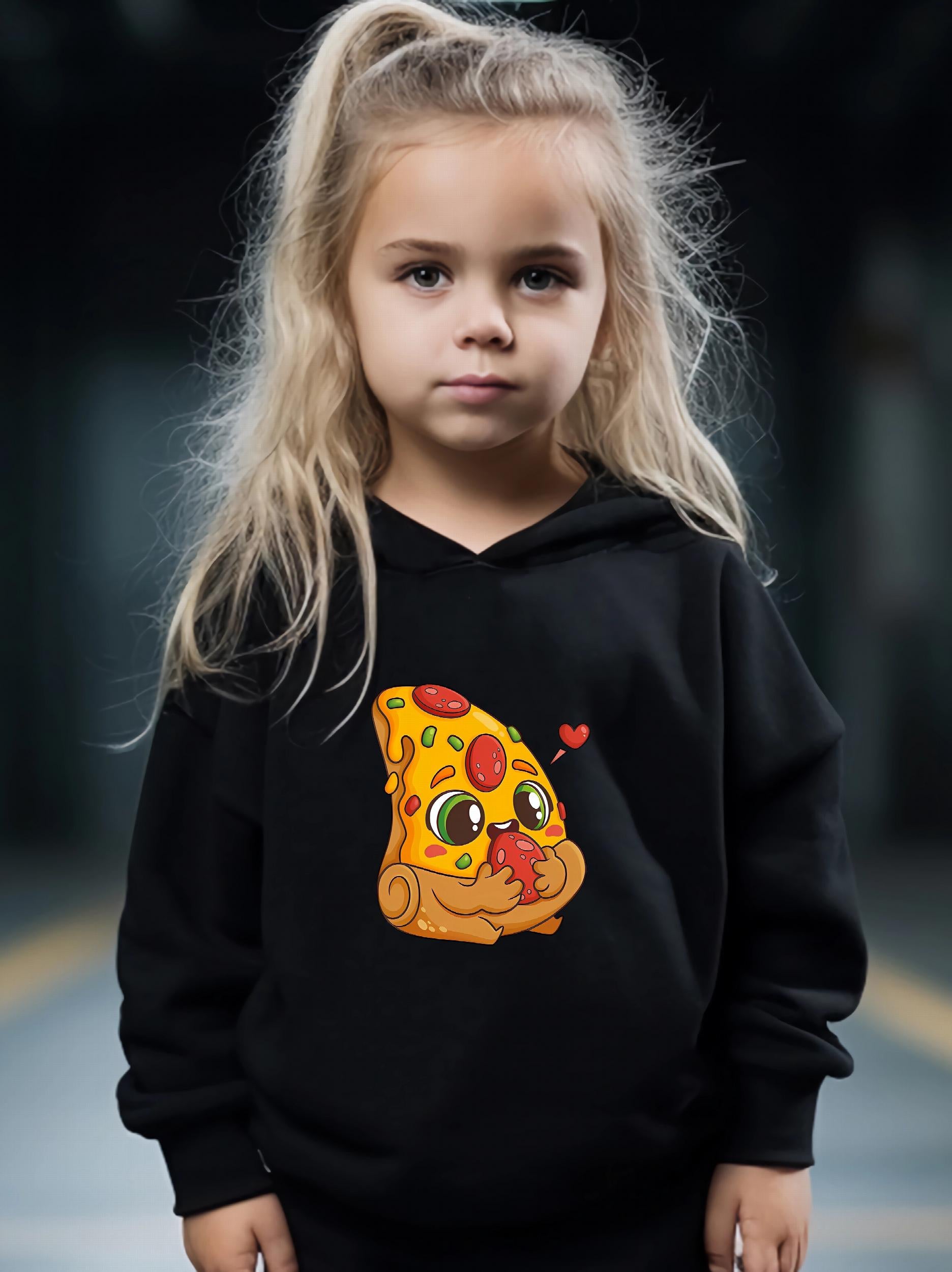 Pizza Pattern 2pcs Activewear Sets for Girls