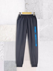 DREAMS Letter Print Boys Casual Long Pants