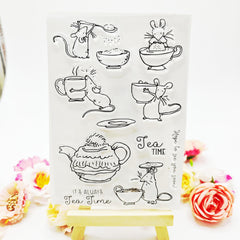 1pc Seal Stamp DIY For Silicone Transparent Stamp Birthday Gift