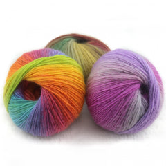 3pcs 100% Wool Hand Knitting Yarn Worsted 150g - Scarf, Shawl, Sweater