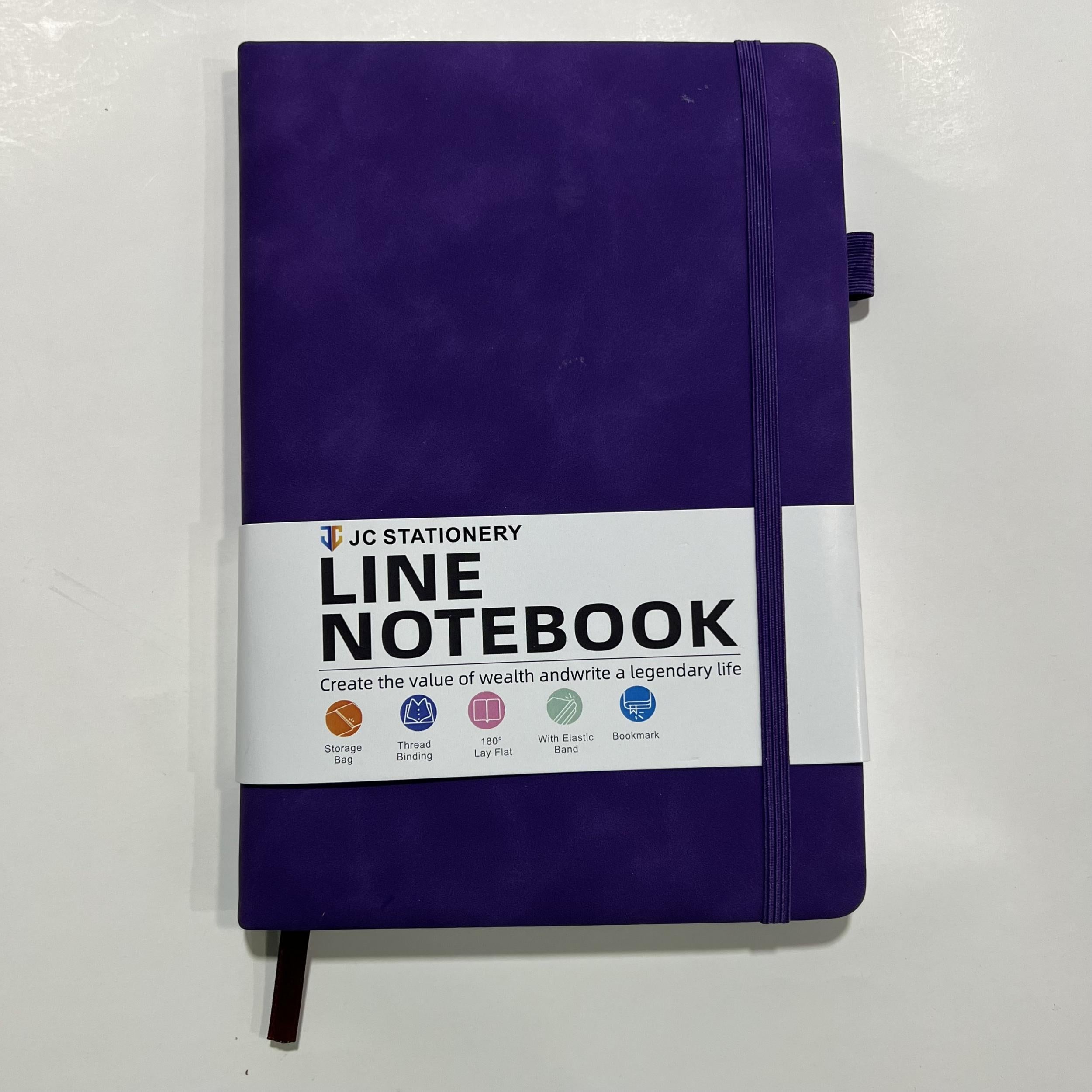 Vintage Leather Notebook Student Journal for Office Business