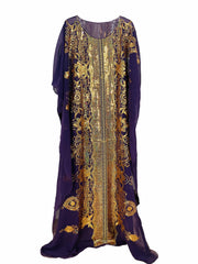 Women's African Sequin Embroidered Dashiki Dress