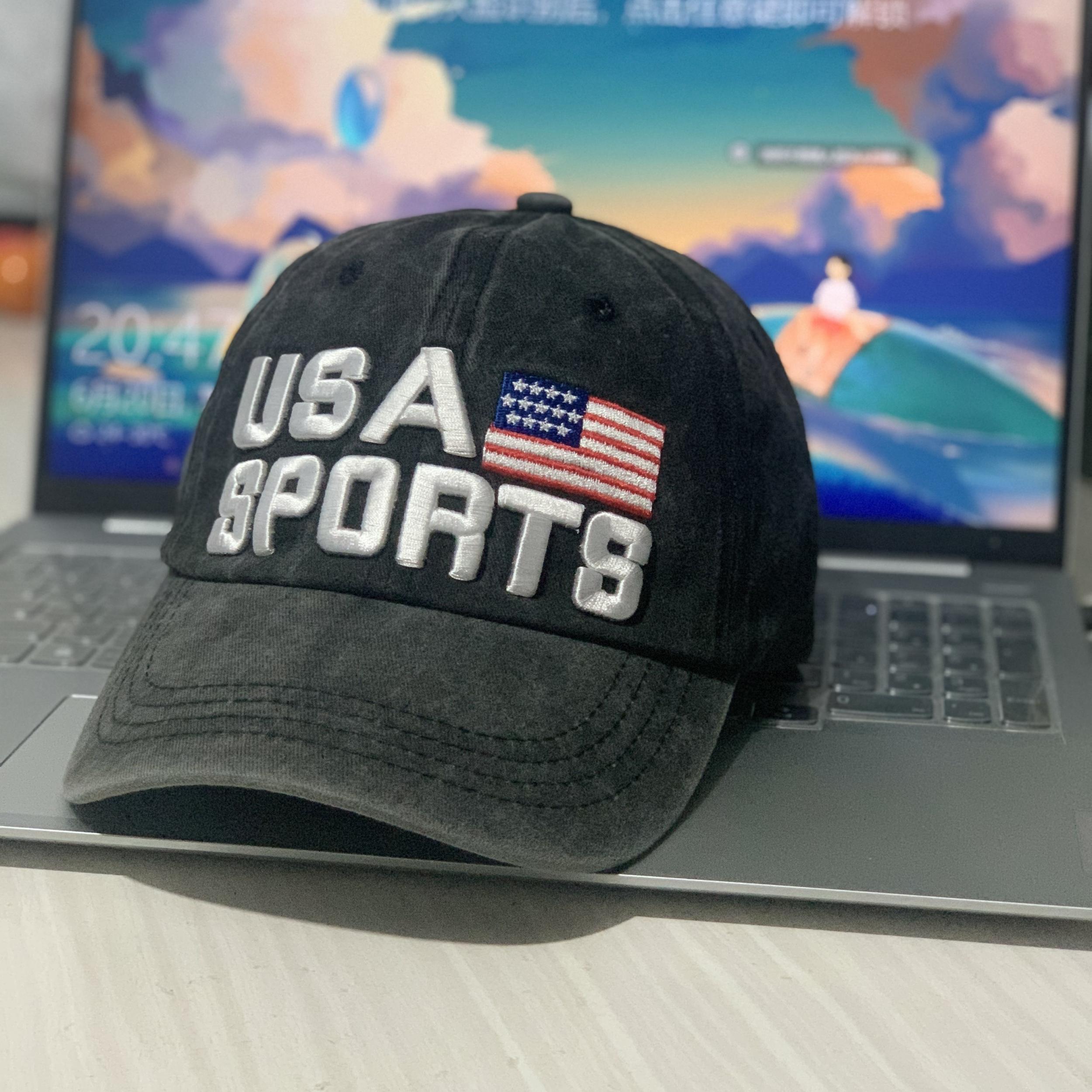 Letter Embroidery Baseball Cap for Couple