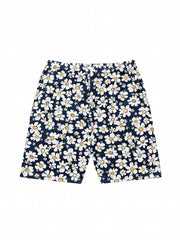 Flower Print Yoga Shorts High Stretch Running Sports Summer Shorts