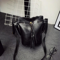 Spring Summer Women's Bucket Shoulder Bag Small Slung Bag