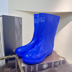 Women's High Top Waterproof Rain Boots Comfortable Non-Slip Outdoor Work Shoes