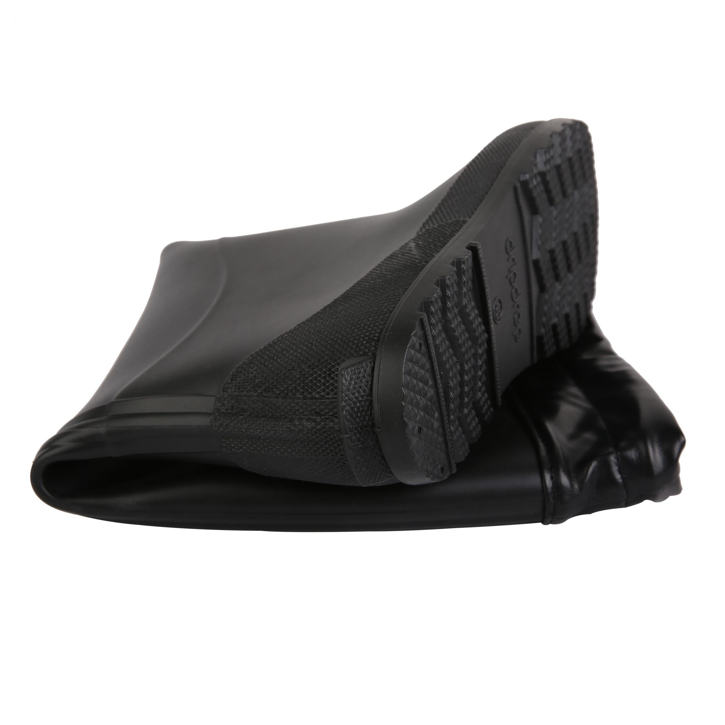 Waterproof PVC Round Toe Flat Rain Boots Lightweight Comfortable Foldable