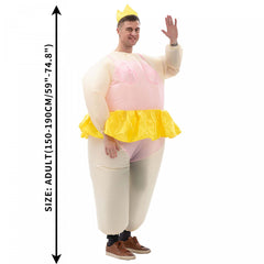 Pink Ballet Inflatable Costume Adult Height 150