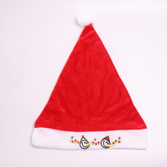 Snowman Embroidered Santa Hats Christmas Party Decorations