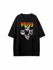 Cat & Rock Graphic Tee