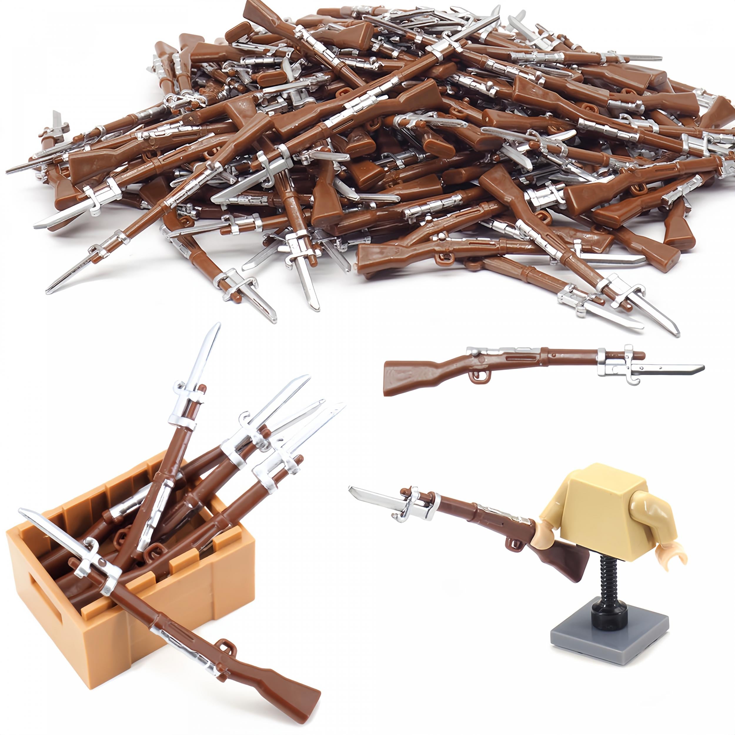 11pcs Small Particle Assembly Figures Toy Accessories Equipment Weapon Parts