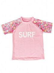 Toddler Girls Bikini Tankini Swimsuit Raglan Sleeve Top & Shorts Set