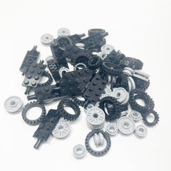 70pcs MOC Building Block Tire Set for DIY Automobile Tire Rim