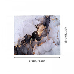 Marble Print Picnic Mat Lightweight Waterproof Sandproof
