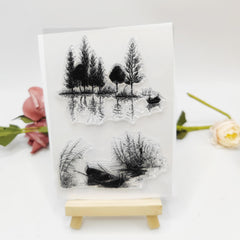 Pastoral Style Silicone Stamp for Card Making and Scrapbooking