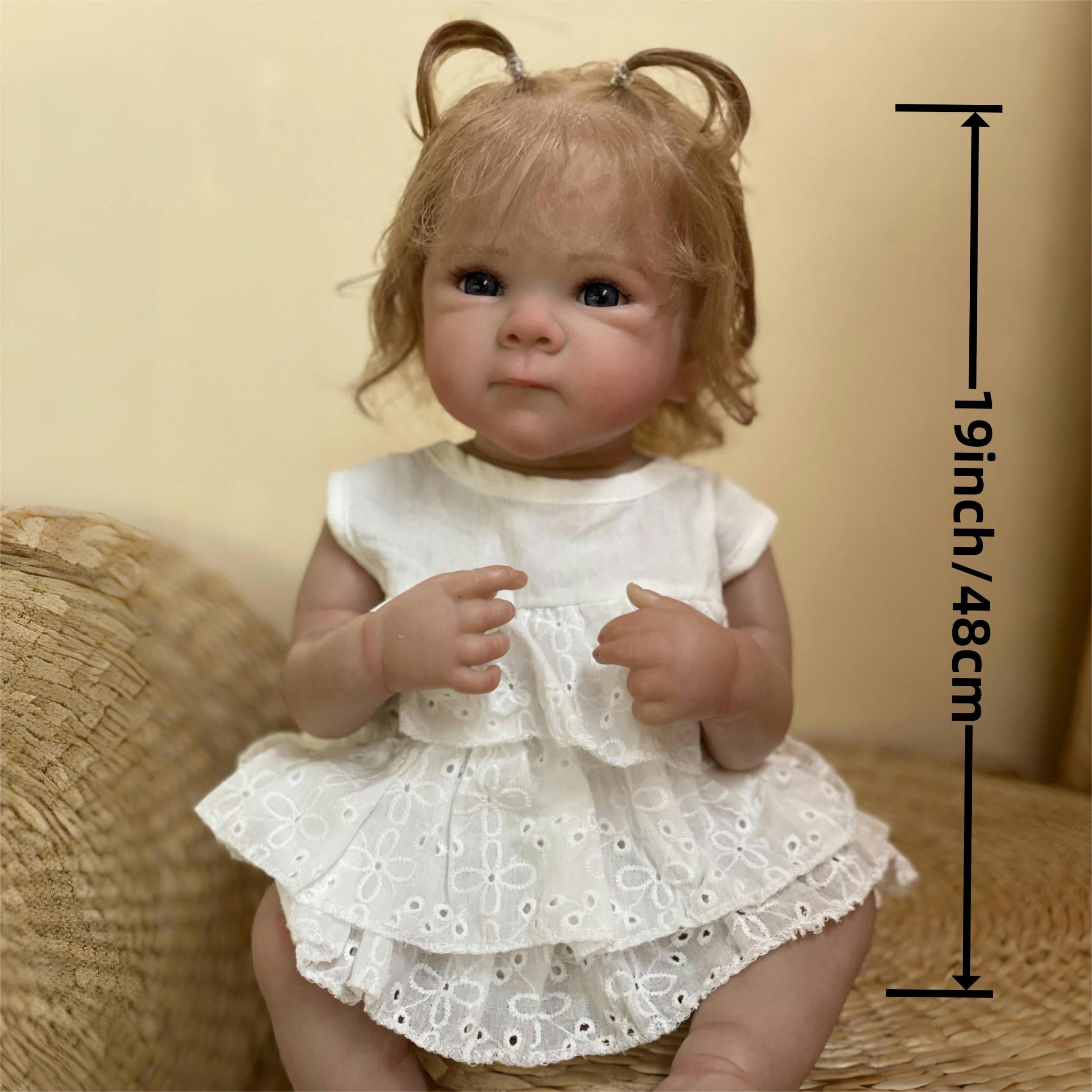 Adorable Princess Reborn Doll with Realistic Hair & Dress Perfect Gift for Kids