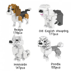 Cute Puppy Mini Building Blocks Dog Toy - Fun Pet Construction Toy
