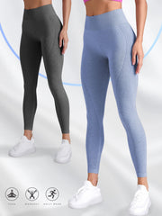 2pcs High Waist Yoga Leggings Women's Activewear