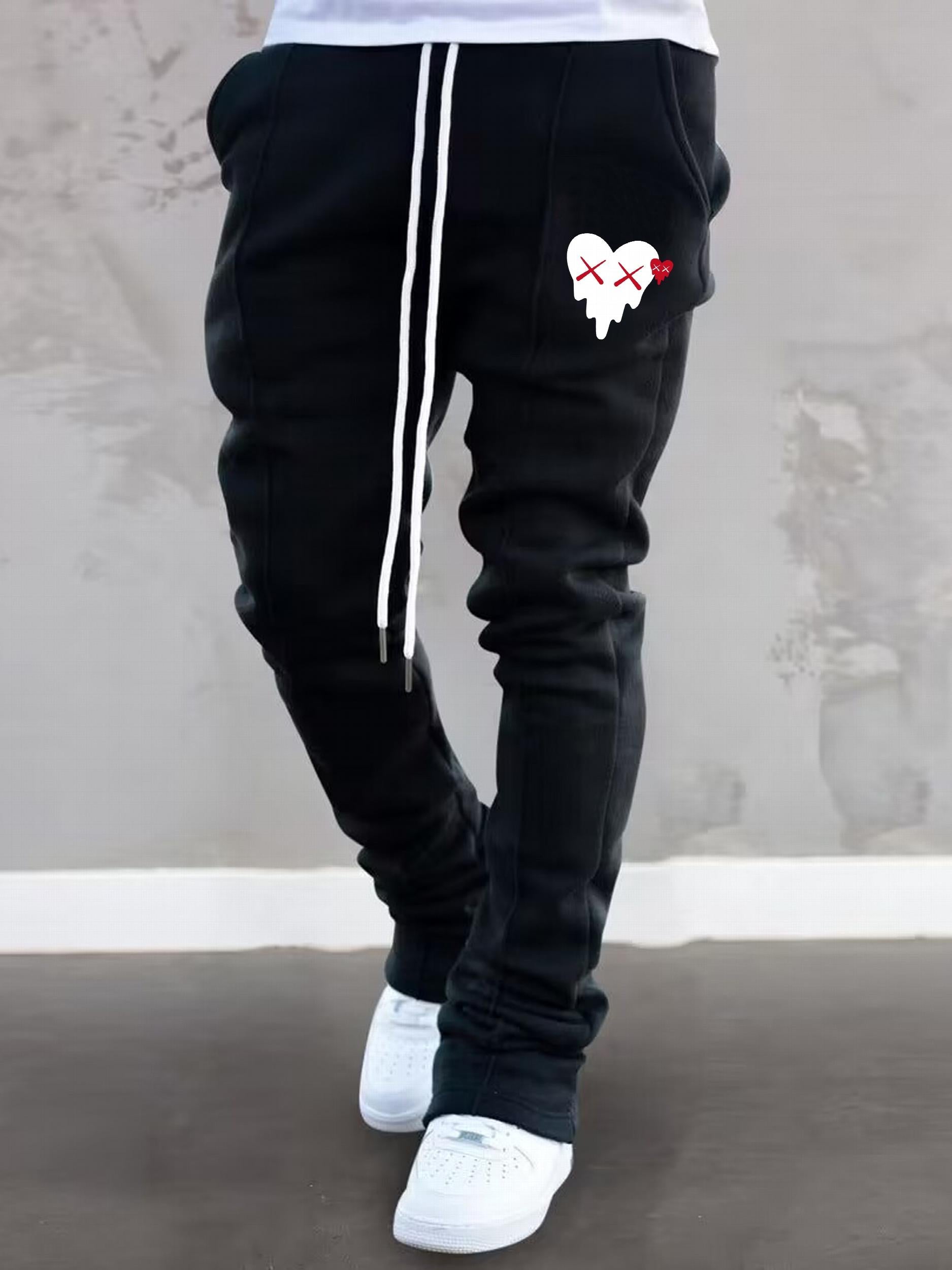 Men's Drawstring Flare Pants