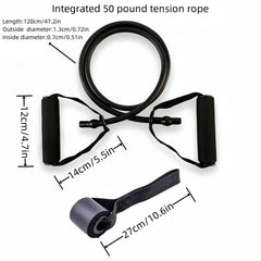 Yoga Resistance Band Set with Door Buckle
