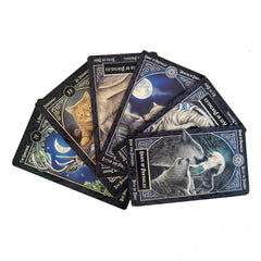 Mini Oracle Card Deck Vintage Tarot Card Fun Camping Game Entertainment