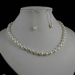 Freshwater Cultured Pearl Choker Necklace Set