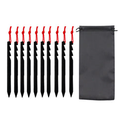 10pcs Aluminum Triangular Ground Nails for Tents