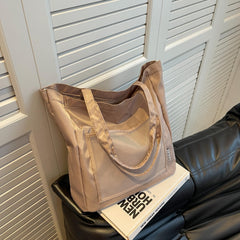 Women Lightweight Shoulder Bags High-capacity Tote Handbags for Autumn