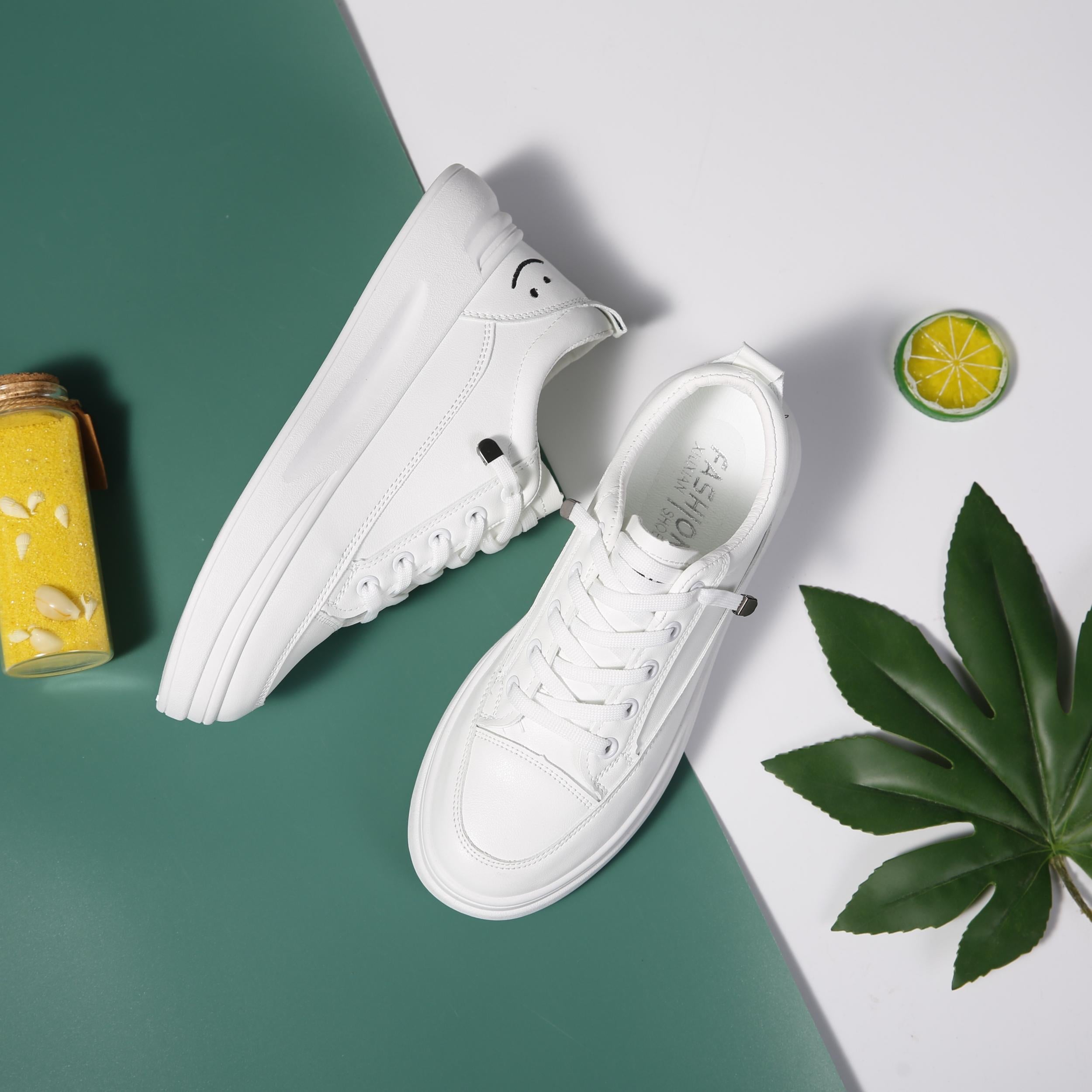 Women's Platform Sneakers Low Top Casual Walking Shoes