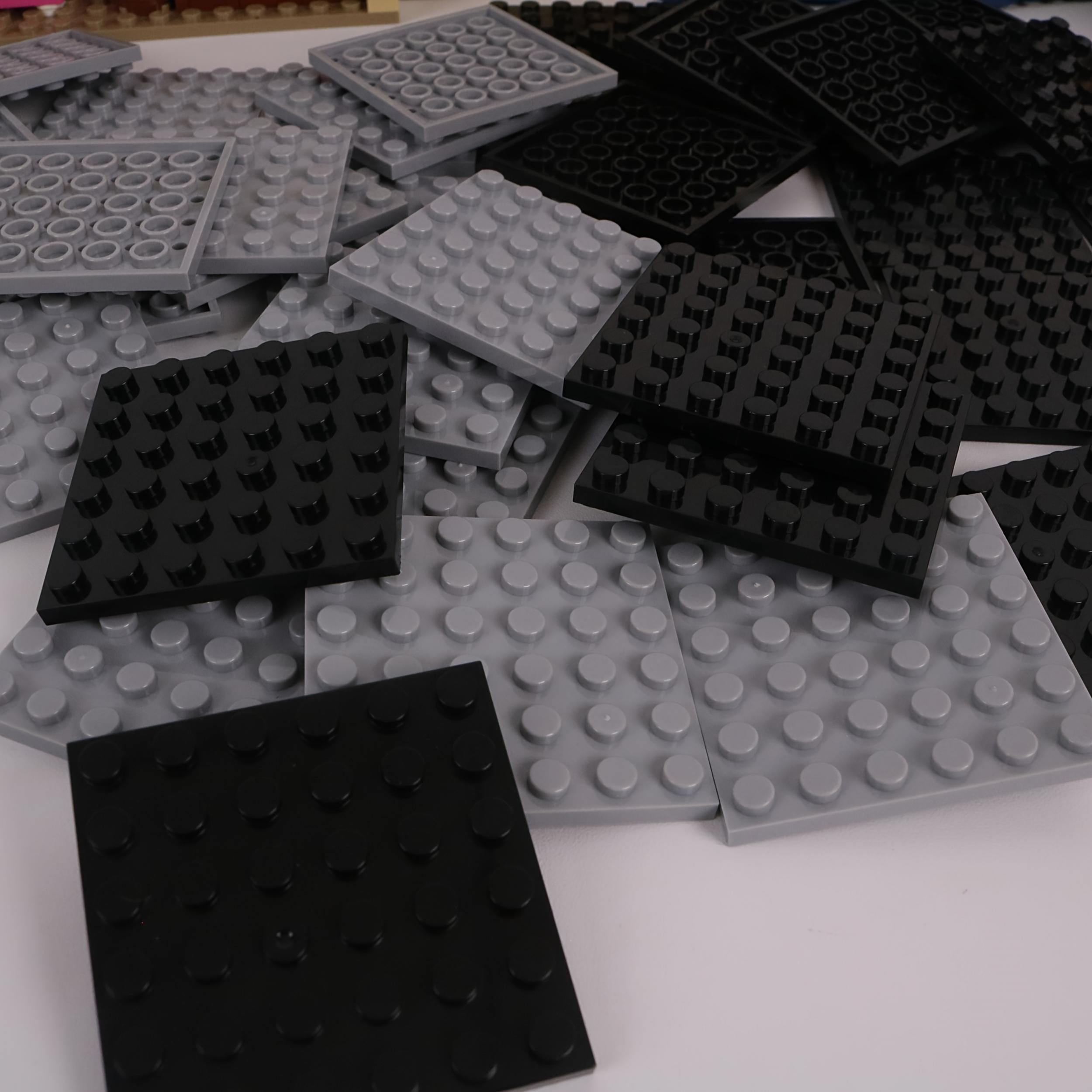 20pcs 6x6 High Brick Building Blocks MOC 3958 Compatible Durable ABS Material
