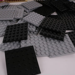 20pcs 6x6 High Brick Building Blocks MOC 3958 Compatible Durable ABS Material