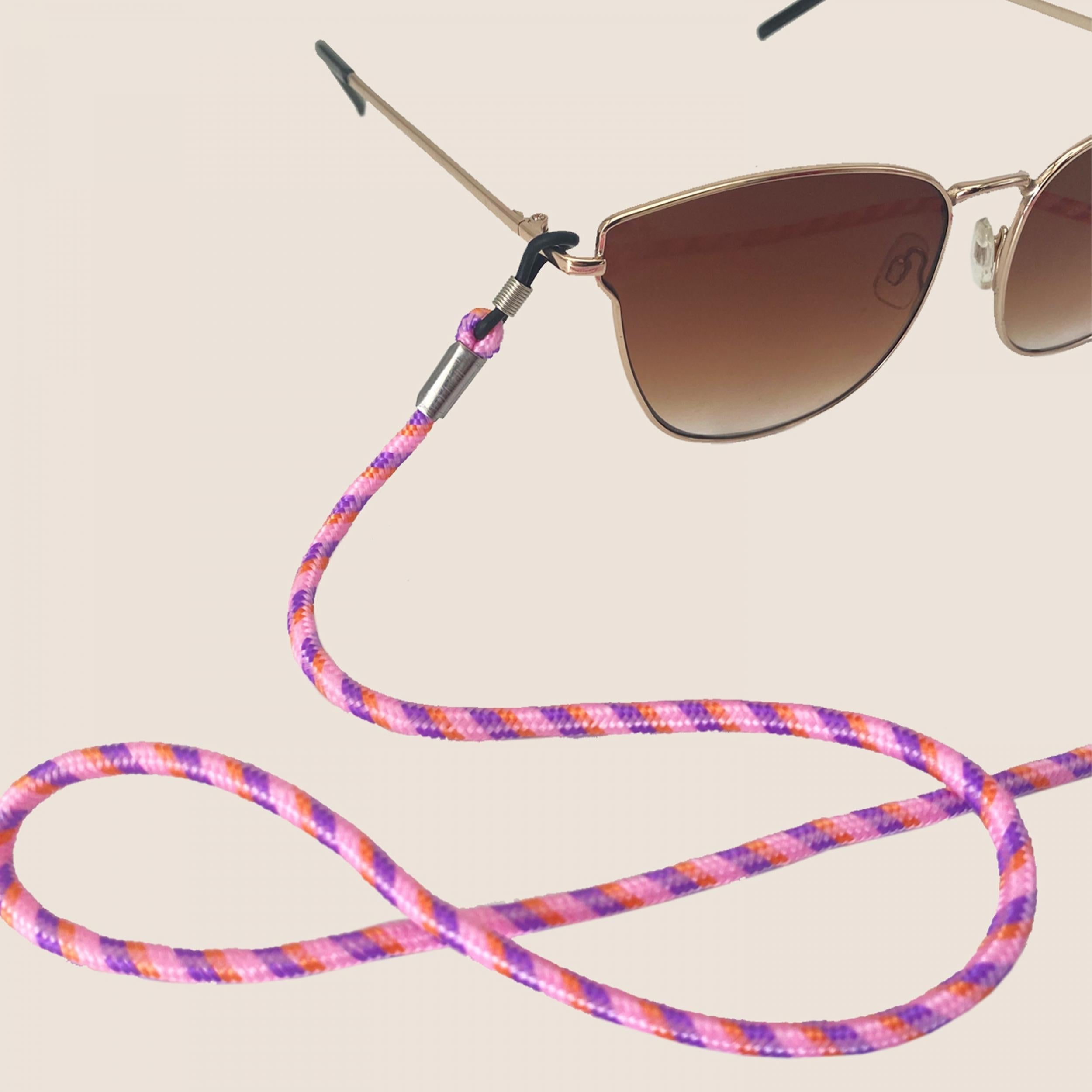 3mm Nylon Braided Colorful Glasses Lanyard Glasses Chain Sunglasses Halter