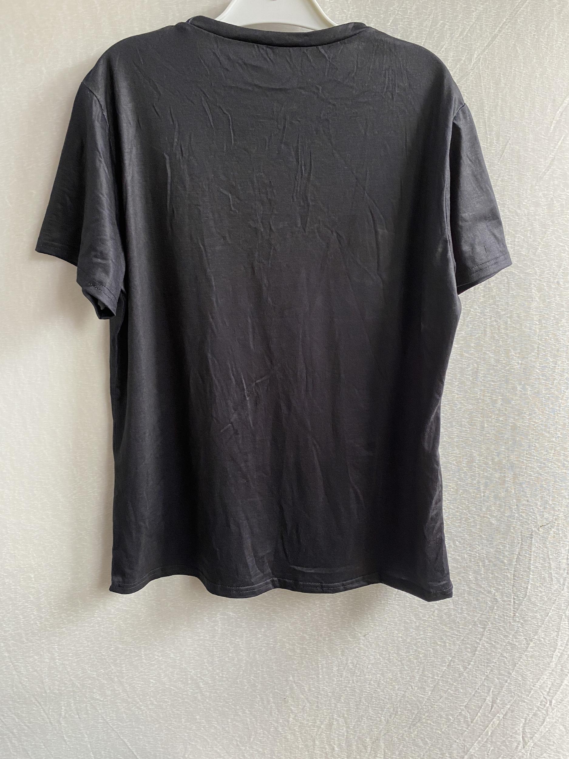Hard Rock Cafe Pattern Print Men's Short Sleeve Tee