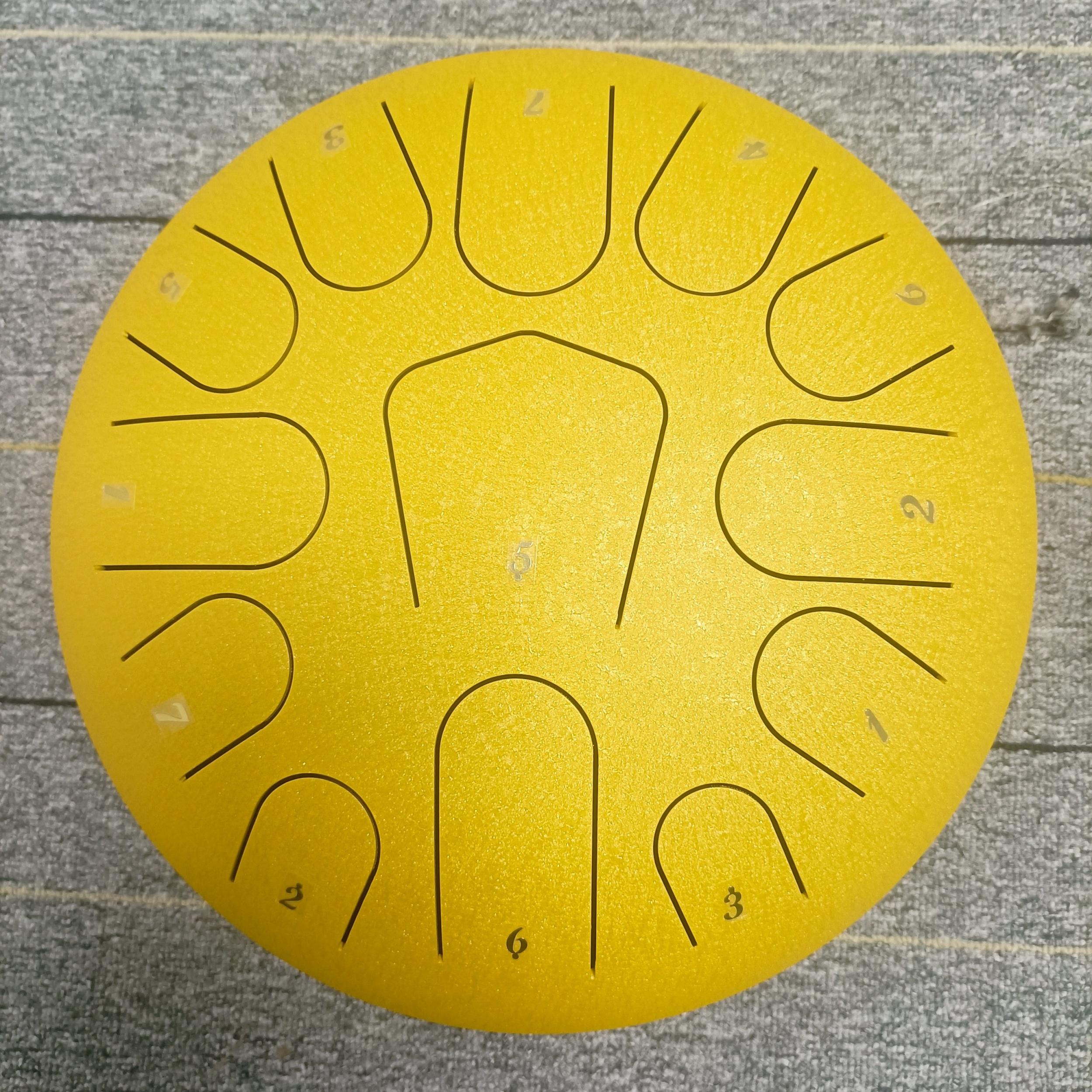 6 inch 13 Note Arch Steel Tongue Drum for Meditation & Yoga