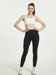 Letter Print Workout Leggings Seamless Tummy Control Sexy Yoga Pants