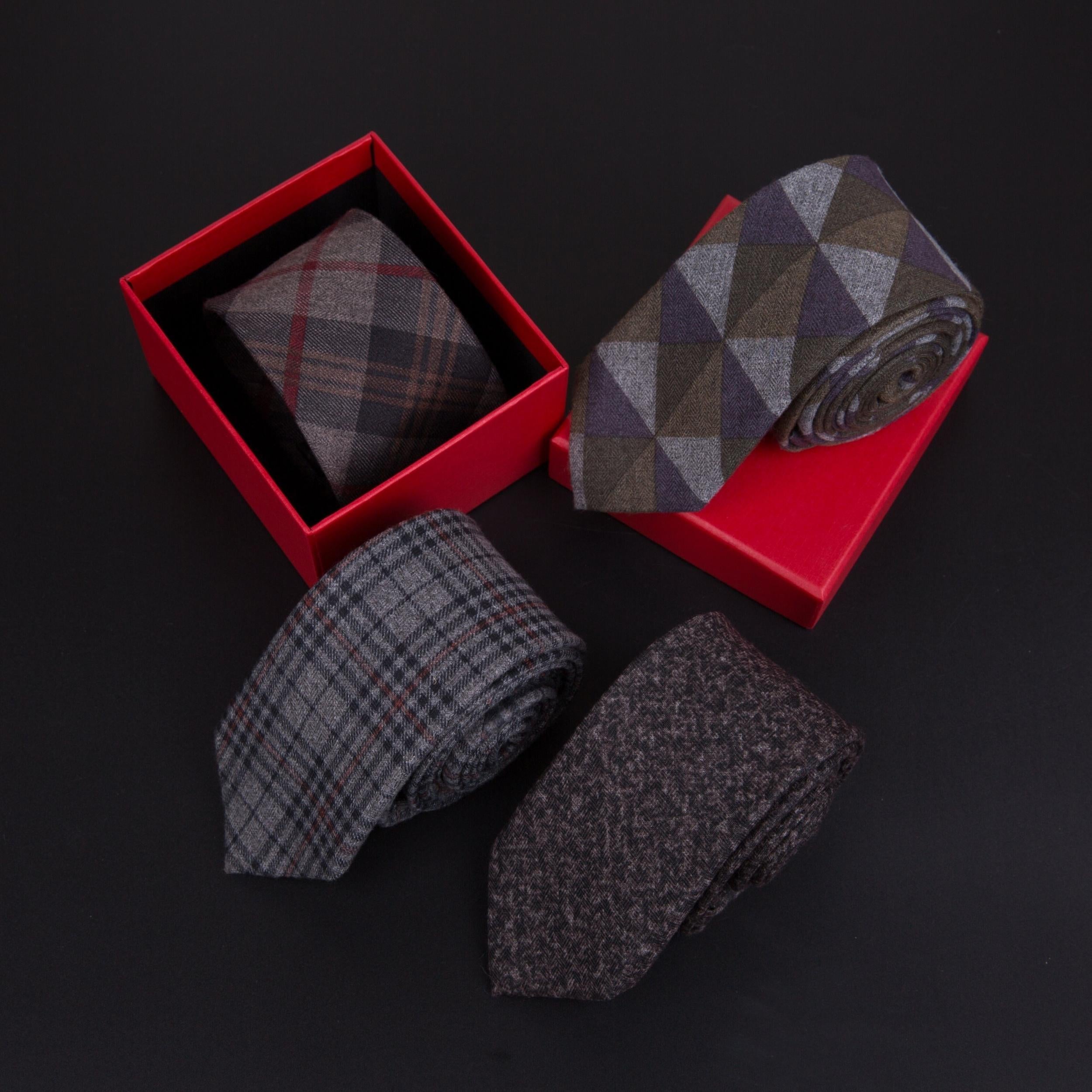 Men's Cashmere-like Ties Pattern Business Formal Women 5