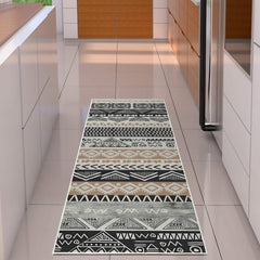 Bohemian Striped Printed Runner Rugs Moroccan Kitchen Floor Mat