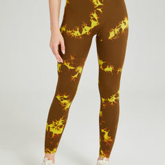 Seamless Tie Dye Sports Leggings Yoga Workout Pants