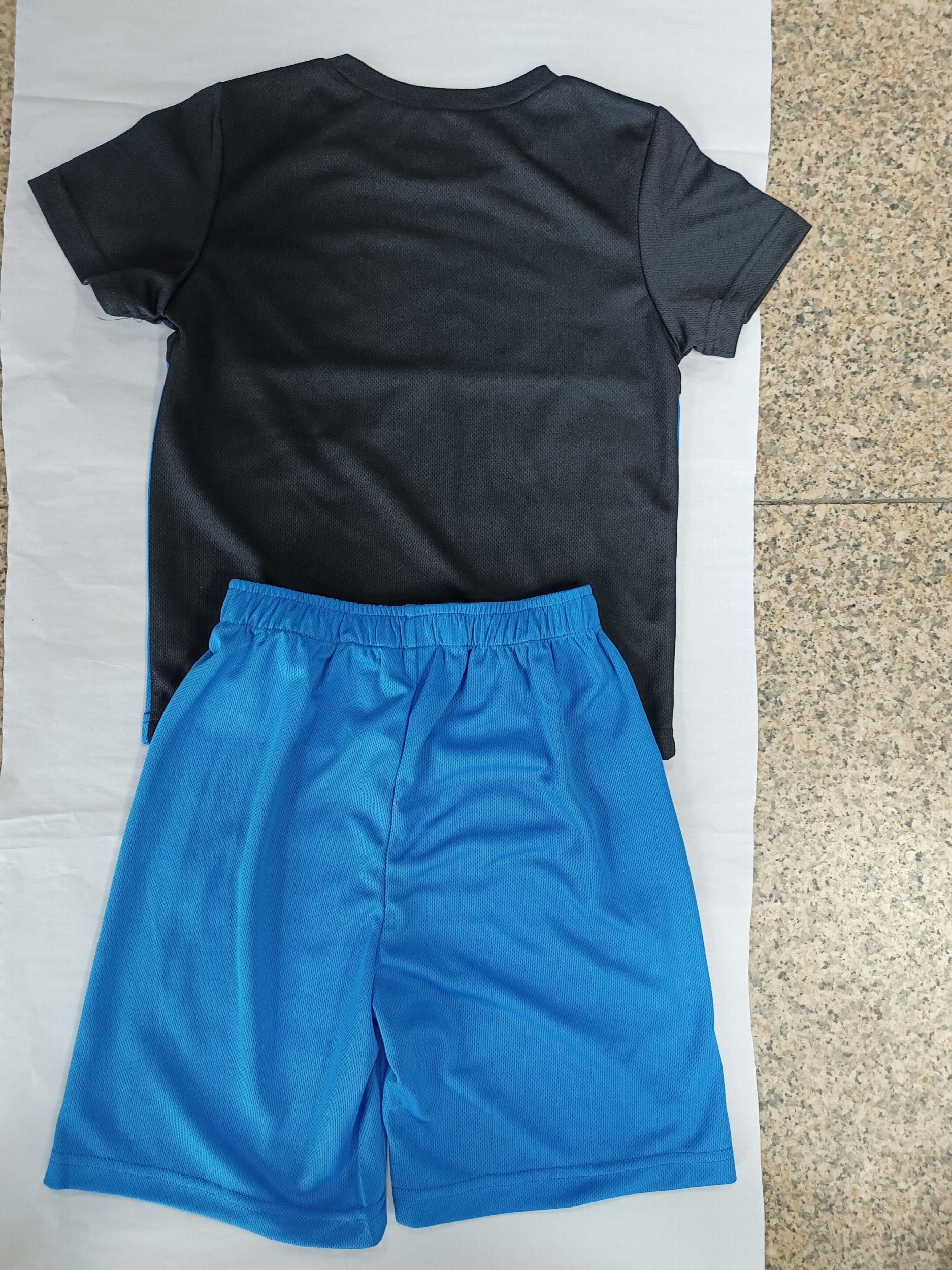 Boy's Confidence Print T-shirt & Shorts Set for Summer