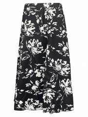 Floral Print Elastic Waist Skirt for Women