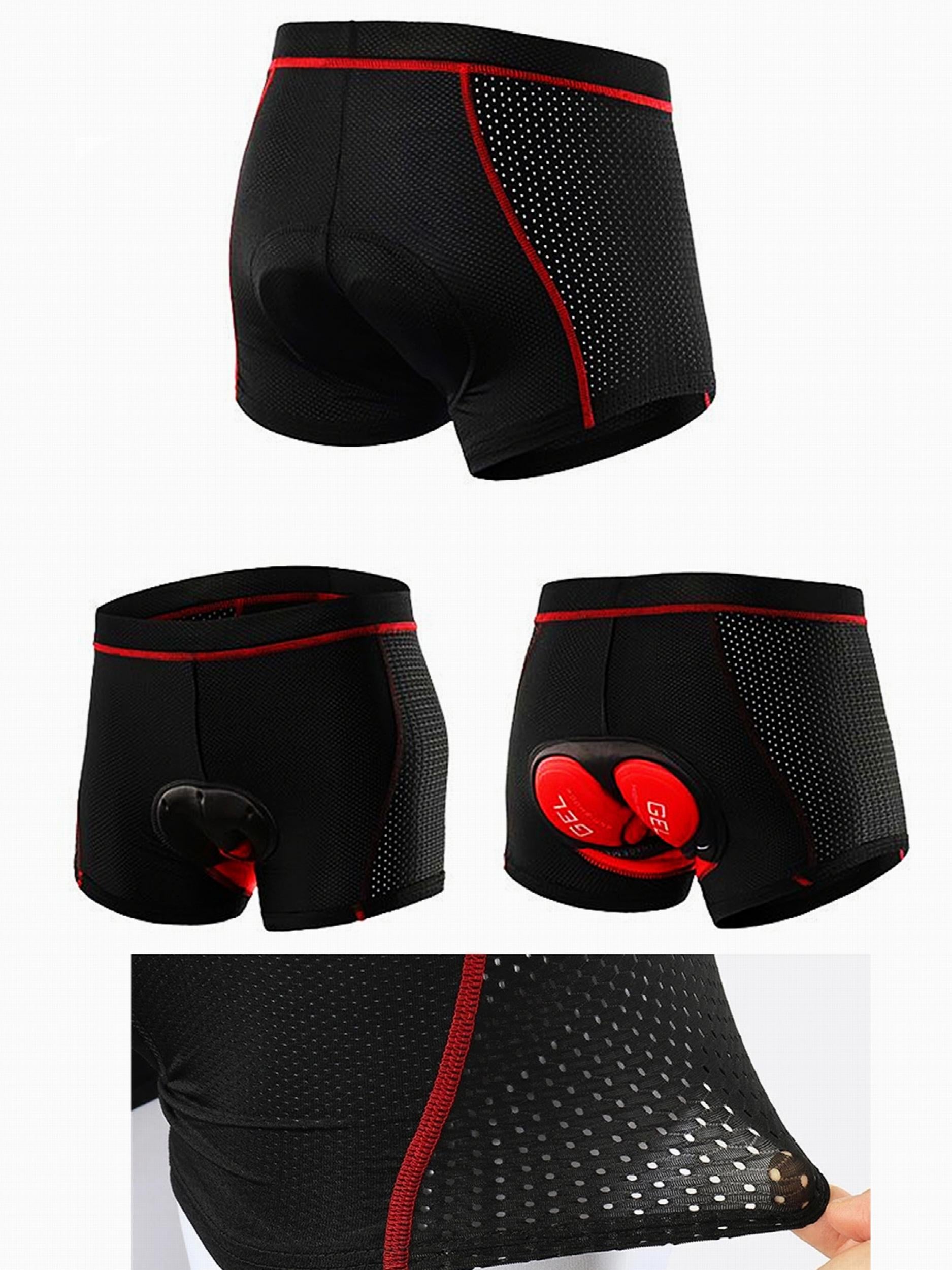 Men's Compression Cycling Biking Shorts Breathable Padded Short Pants