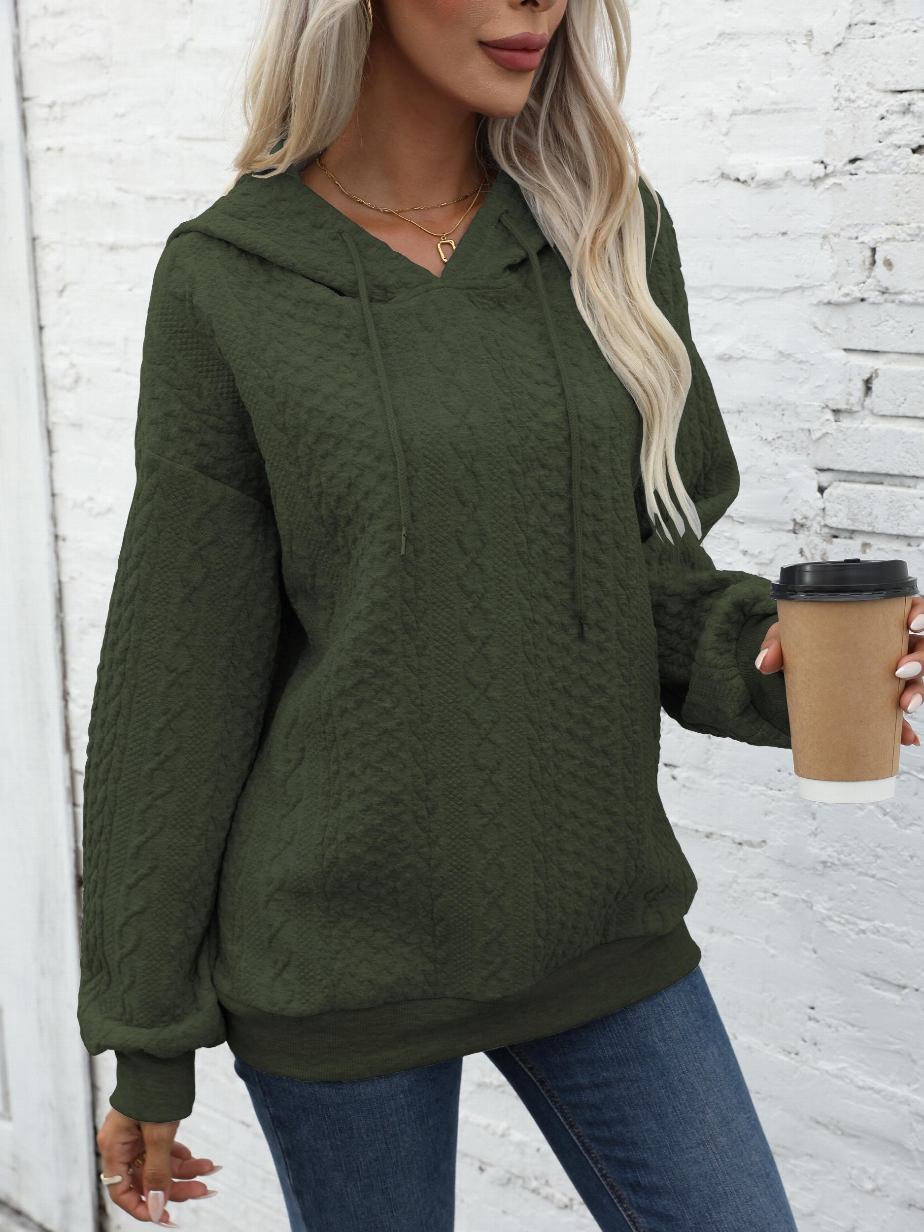 Drawstring Hoodie Long Sleeve Sweatshirt